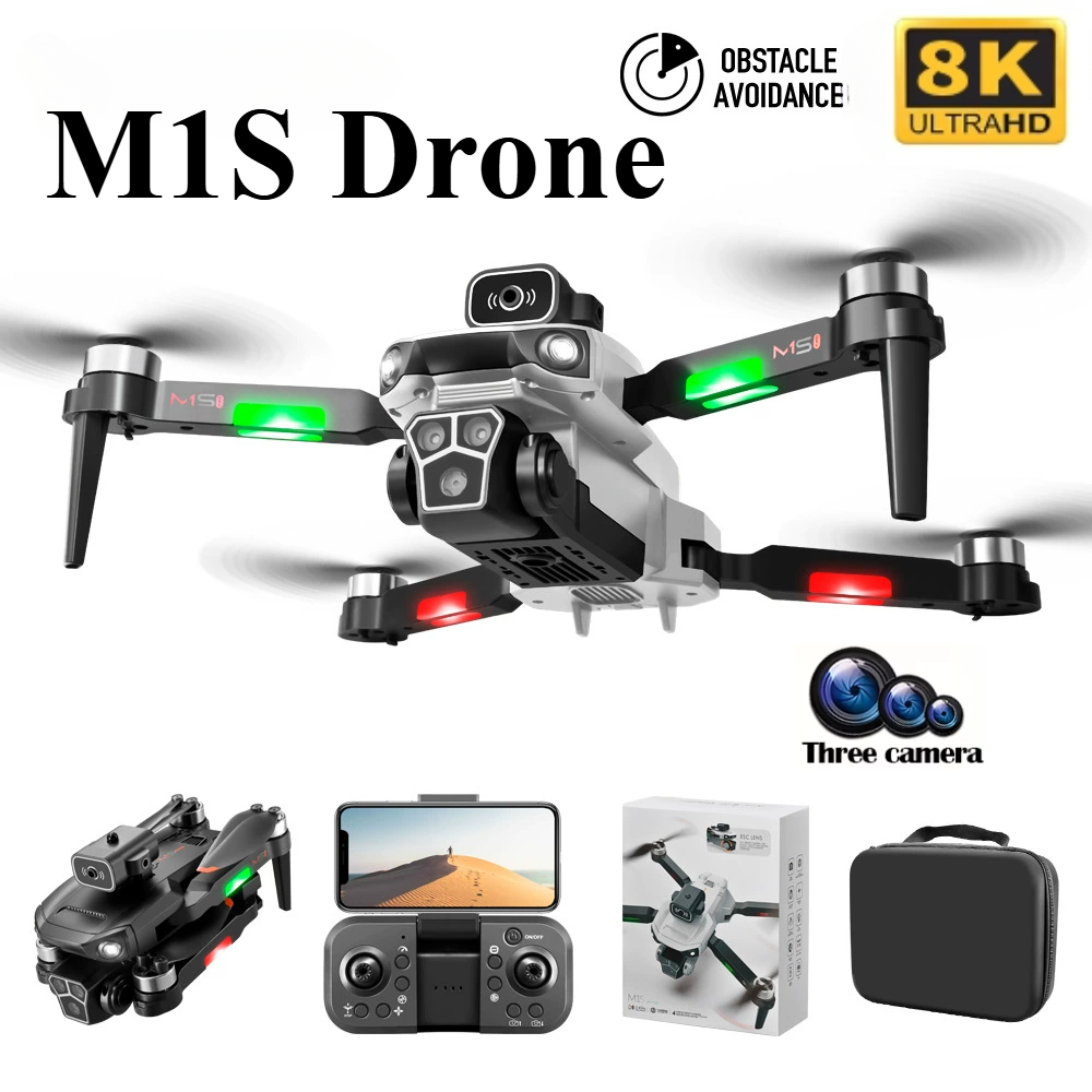 M1S Drone 8K Professional Trip - Jjrc Drone X12 recension och pris
