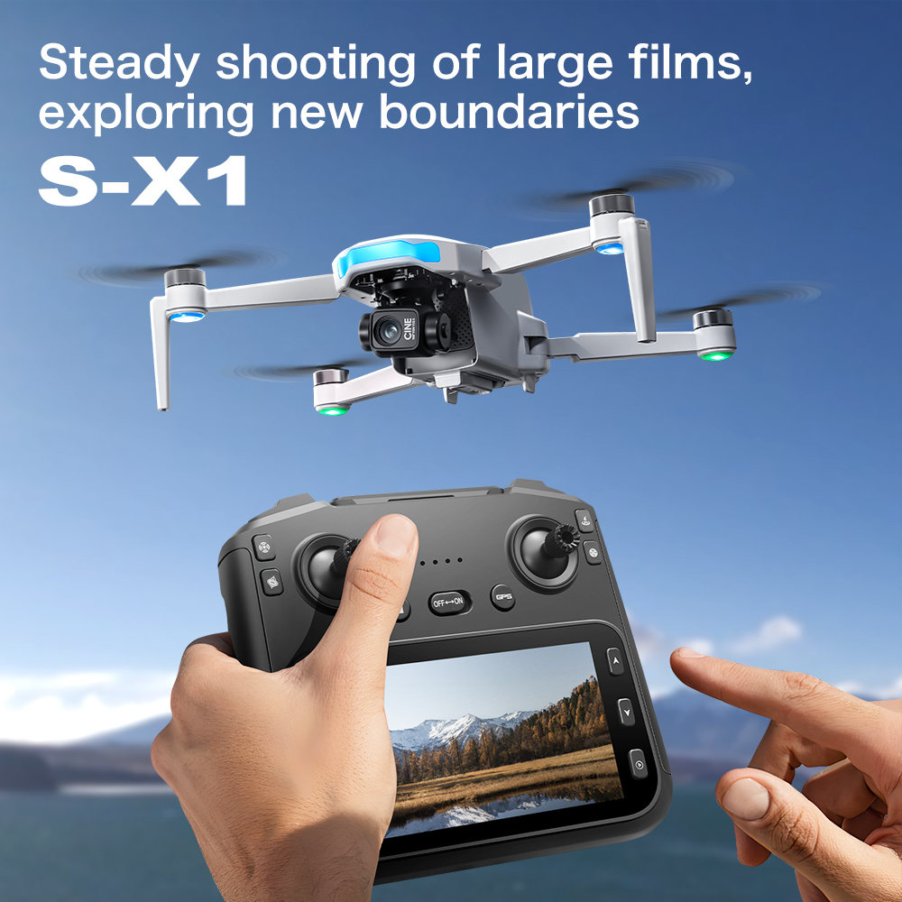 Original S-X1 GPS Foldable RC  - Drone Gps Mount recension och pris