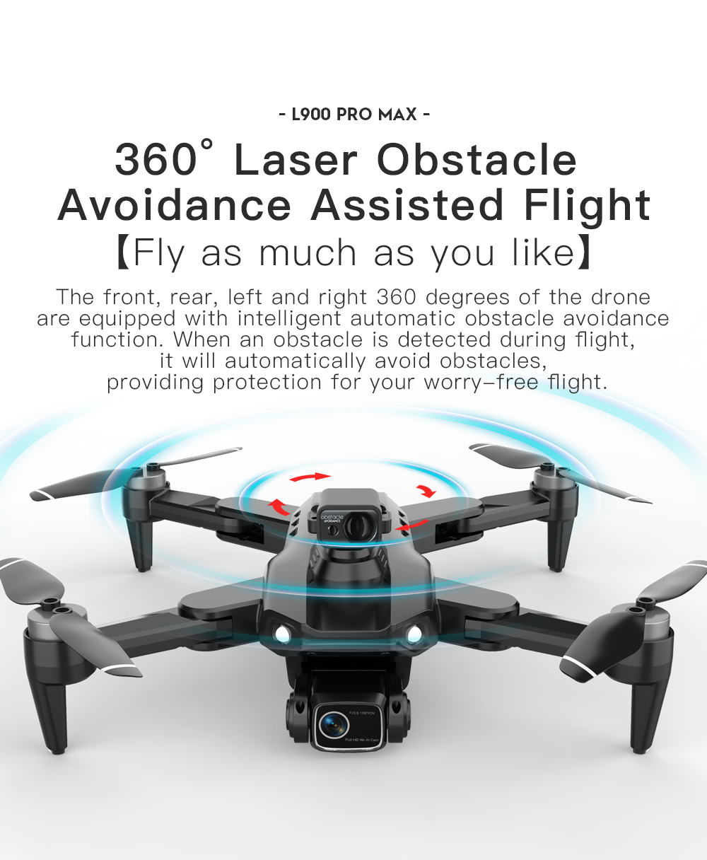 LYZRC L900 PRO MAX Laser Obsta - Drone Gps Mount recension och pris